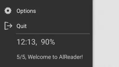 AlReader screenshot 2