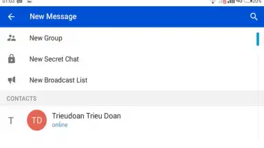 NEW MESSENGERAPP screenshot 2