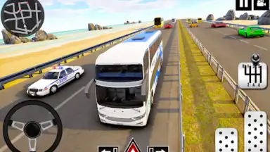 Coach Bus Driving - Bus Games screenshot 2