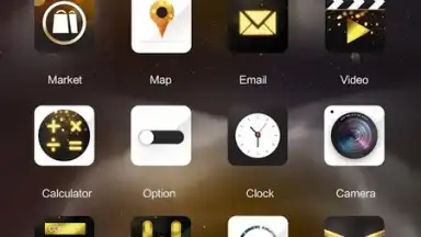 Gold Rush GOLauncher EX Theme screenshot 3