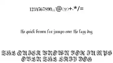 Gothic Fonts 50 screenshot 6