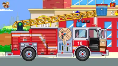 My Town : Firestation Free screenshot 4