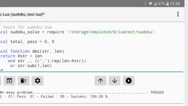 Exec Lua screenshot 1