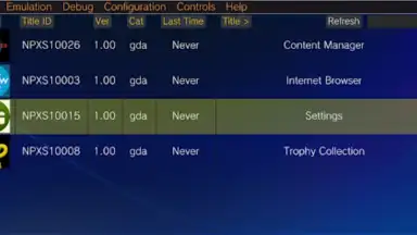 ViTA Emulator screenshot 2