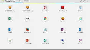 VMware Horizon Client screenshot 2