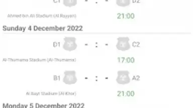 Live Scores for World Cup 2022 screenshot 6