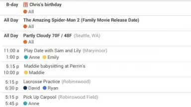 Cozi Family Calendar screenshot 2