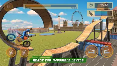 London City Motorbike Stunt Riding Simulator screenshot 4