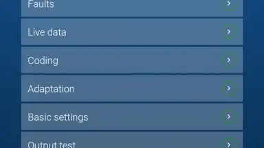 OBDeleven VAG car diagnostics screenshot 5