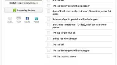 Recipes & Nutrition screenshot 10
