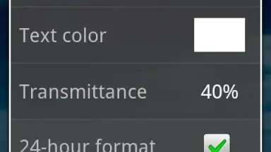 Seconds Clock Widget screenshot 2