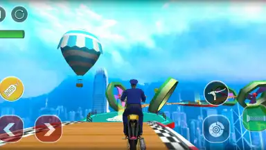 Police Bike Stunts Games screenshot 8