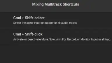 Shortcuts+ Audition screenshot 1