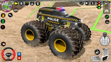 Police Monster Truck Car Games screenshot 5