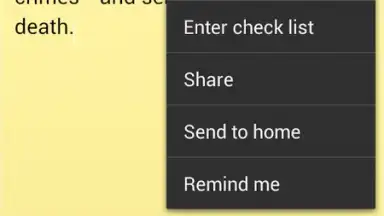 Quick notes screenshot 2