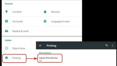 Canon Print Service screenshot 1