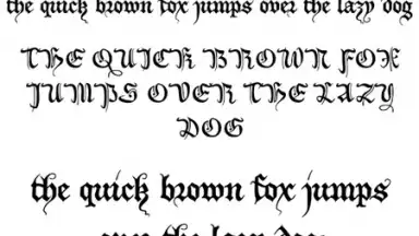 Gothic Fonts 50 screenshot 4