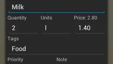 OI Shopping list screenshot 7