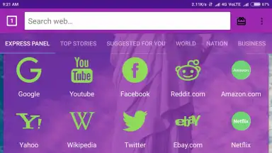 usa web browser screenshot 1