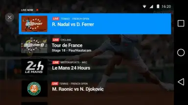 Eurosport Player screenshot 11