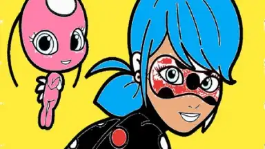 Coloring Ladybug & Blackcat screenshot 4