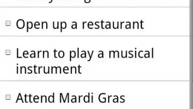 Bucket List screenshot 2