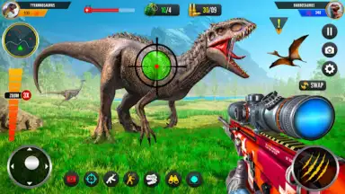 Wild Dino Hunting Jungle Games screenshot 1