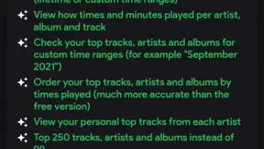 Spotistats for Spotify screenshot 1