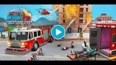 Rescue Fire Truck Simulator 3D screenshot 1