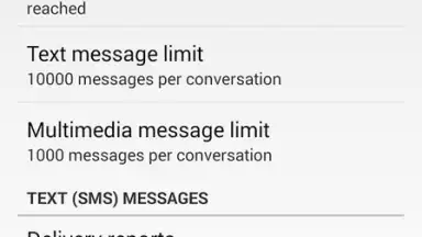 SMS Messaging (AOSP) screenshot 2