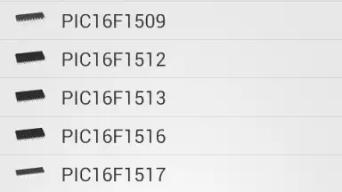 PICmicro Database screenshot 7