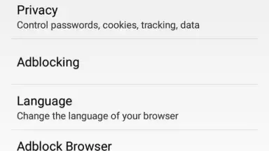 Adblock Browser screenshot 4
