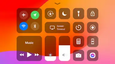 Control Center iOS 17 screenshot 1