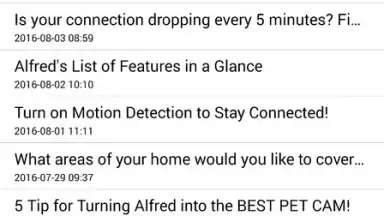 AlfredCamera Home Security screenshot 3