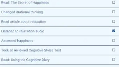 Cognitive Diary CBT Self-Help screenshot 1