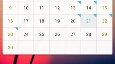GO Calendar Widget screenshot 9