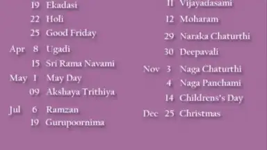 Telugu 2016 Calendar screenshot 2