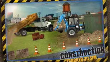 Construction Trucker 3D Sim screenshot 2