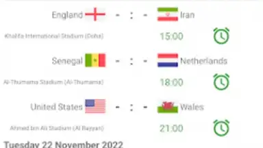 Live Scores for World Cup 2022 screenshot 8