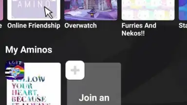 Amino screenshot 1
