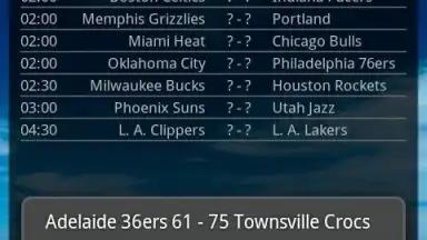Basketball Livescore Widget screenshot 15