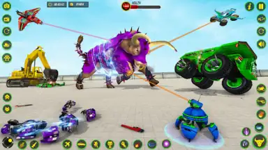 Bull Robot Car Game: Robot Game screenshot 2