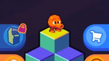 Q*bert screenshot 3