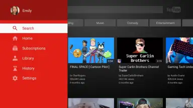 YouTube for Android TV screenshot 5