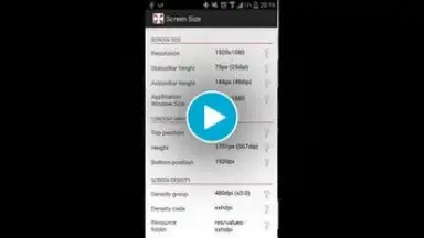Размер экрана screenshot 1
