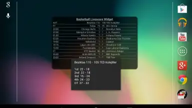 Basketball Livescore Widget screenshot 18