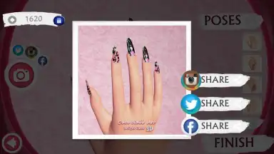Cute Nail Art Designs Game 3D screenshot 2