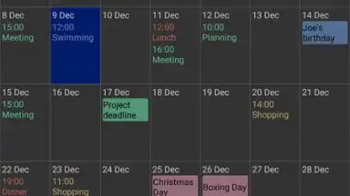 Touch Calendar Free screenshot 6