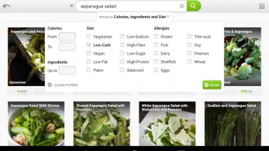Recipes & Nutrition screenshot 2