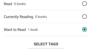 Goodreads screenshot 12